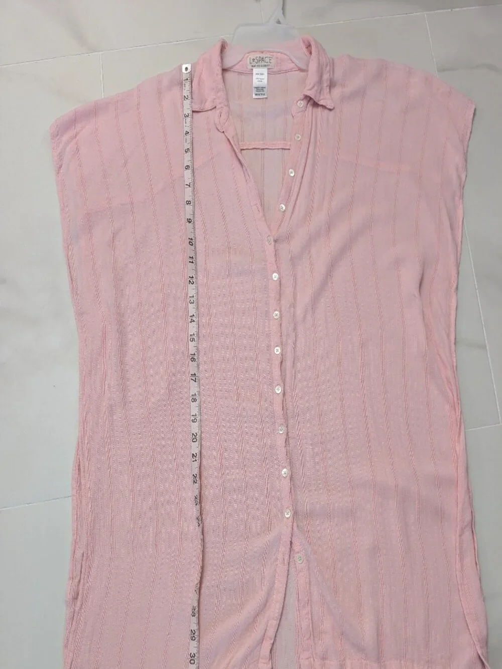 L space Anita cover up Rose Quartz Light Pink Resort Beach XS/S